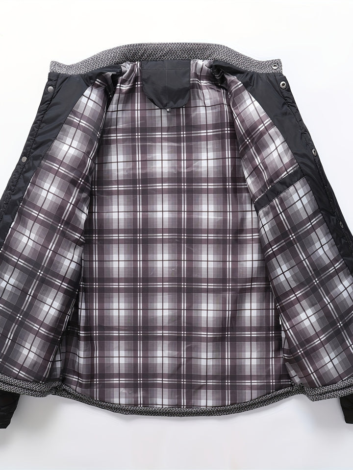Thatcher | Diamond-Quilted Stand-Collar Jacket