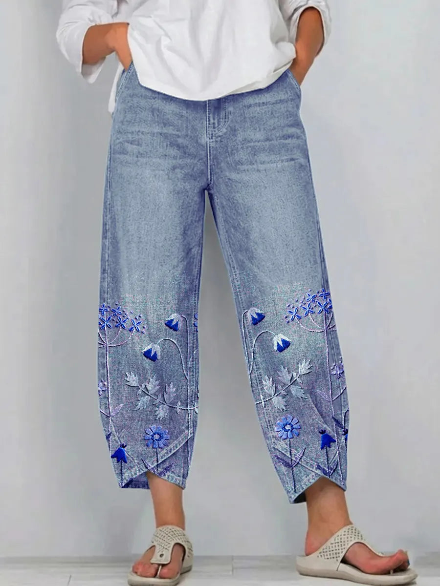 Maribel | Stylish Wide Leg Floral Pants