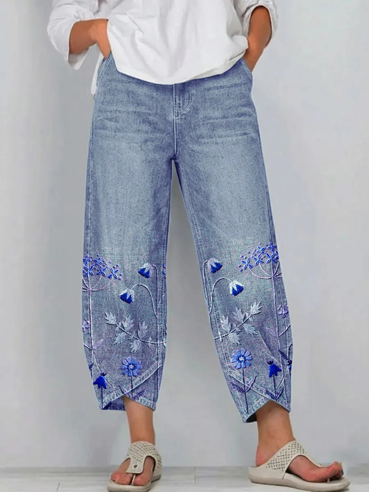 Maribel | Stylish Wide Leg Floral Pants