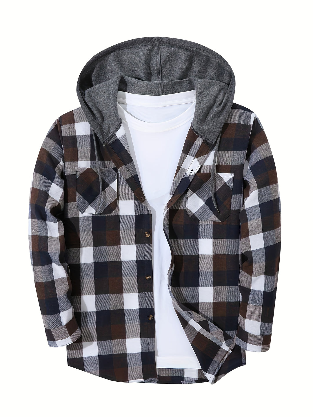 Rory | Rugged Hooded Button-Up Shirt