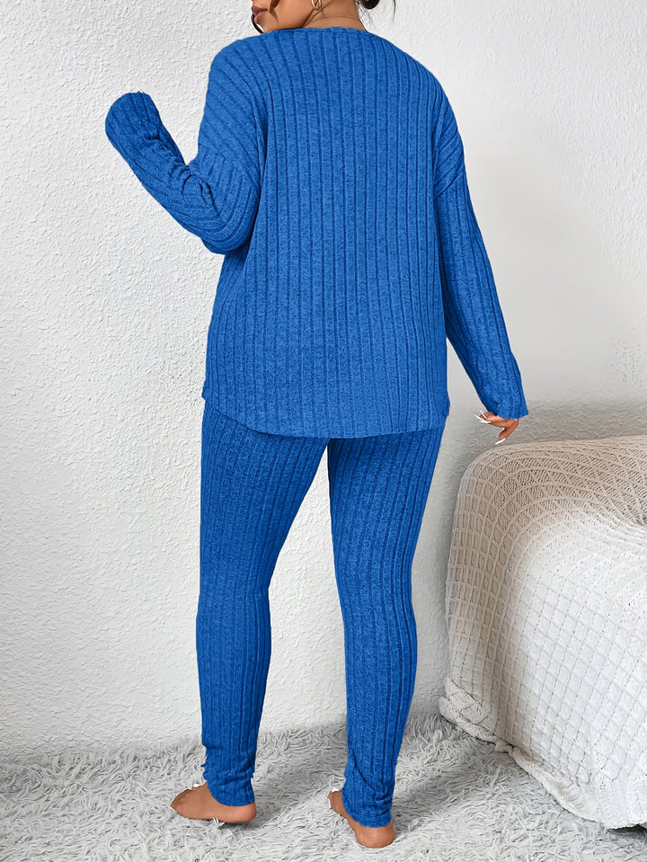 Marlowe | Ribbed Lounge Two-Piece Set