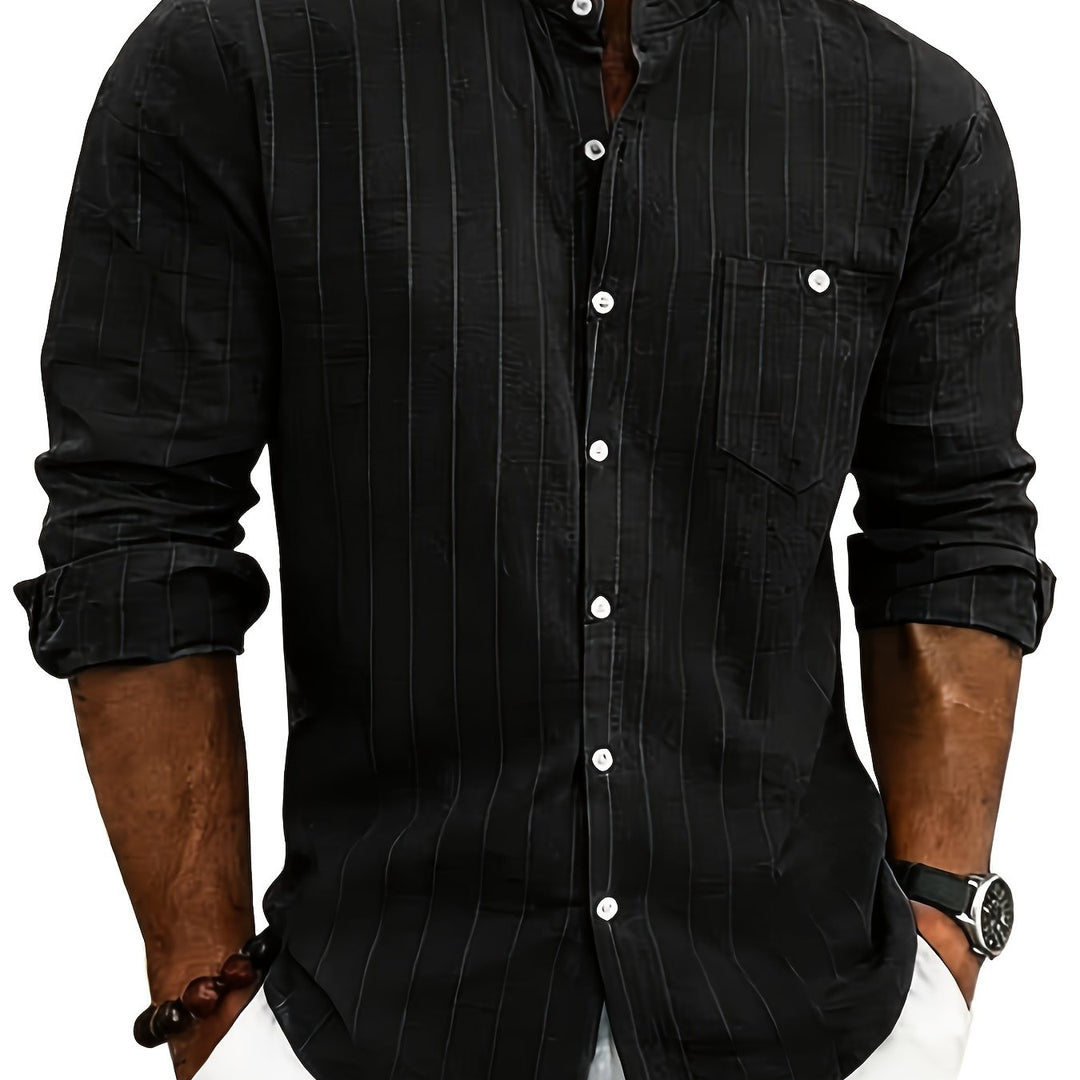 Miles | Refined Pinstripe Shirt