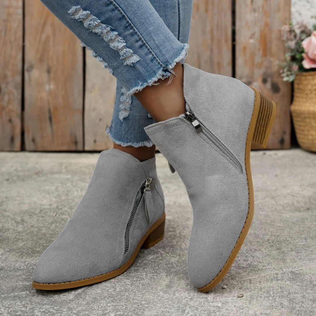 Joanna | Elegant Comfortable Zipper Shoes