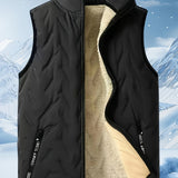 Brooks | Fleece-Lined Stand-Collar Vest