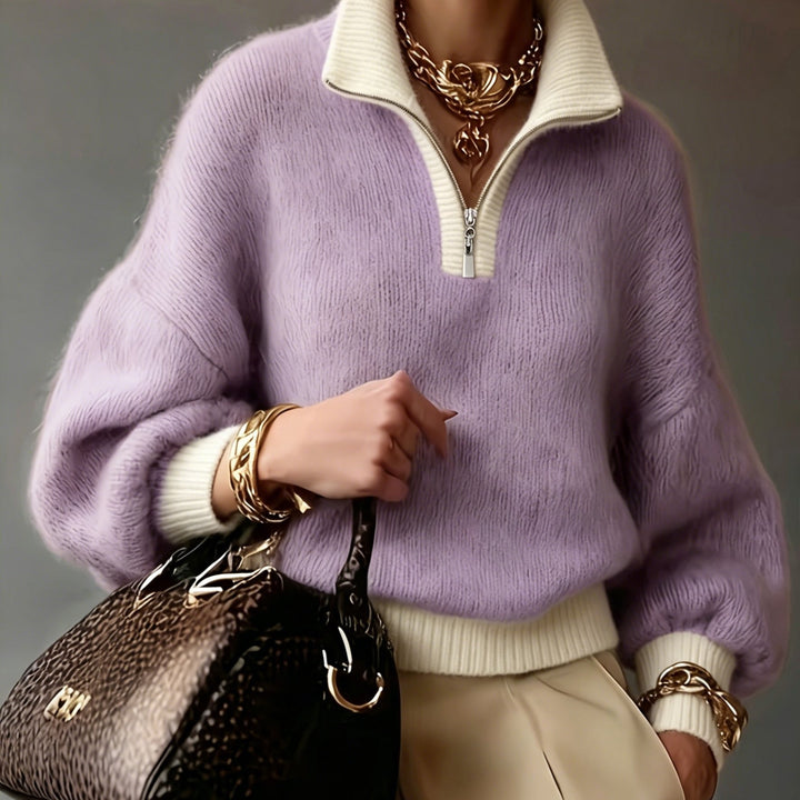 Lorelei | Relaxed Half-Zip Sweater