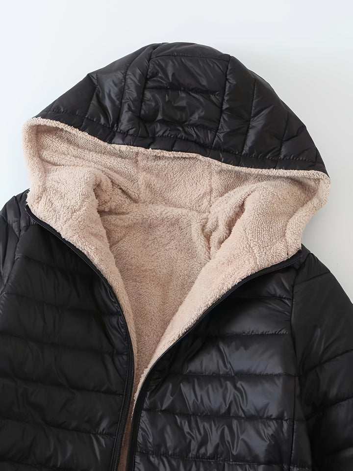 Maureen | Cozy Longline Zip-Up Coat