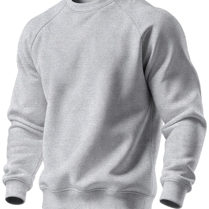 Merrick | Raglan-Sleeve Crew Neck Sweatshirt