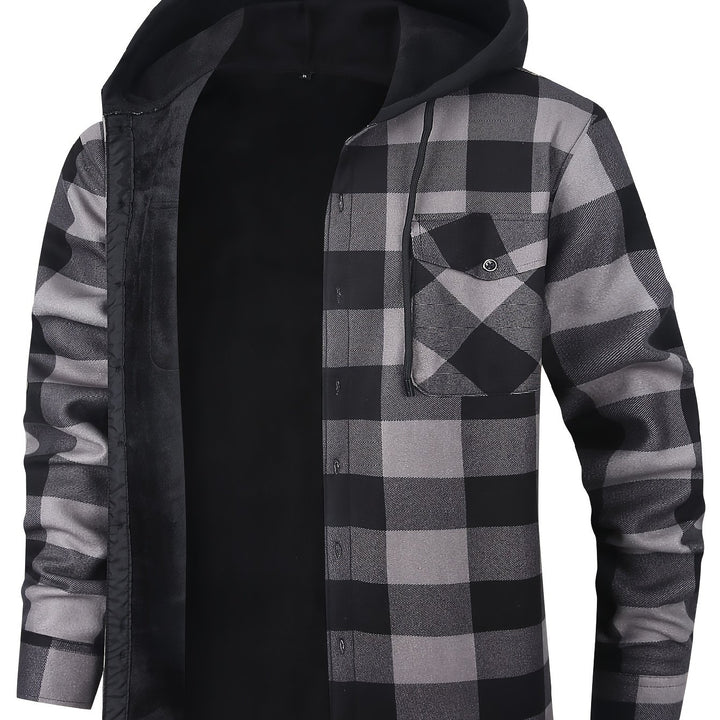Dawson | Hooded Checked Shirt Jacket
