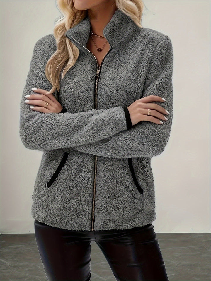 Marion | Cosy Plush Zip-Up Jacket