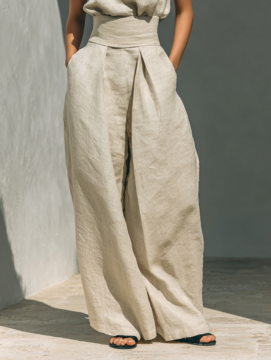 Maria | Stylish Tank Top and Loose Trousers Set