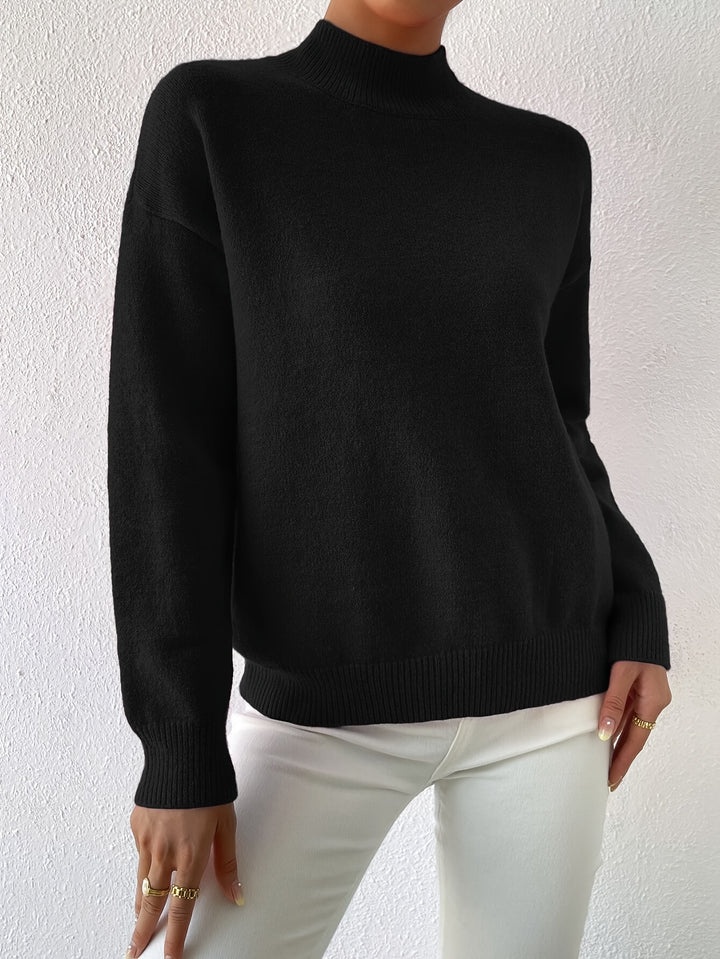 Lucille | Cozy Mock Neck Sweater