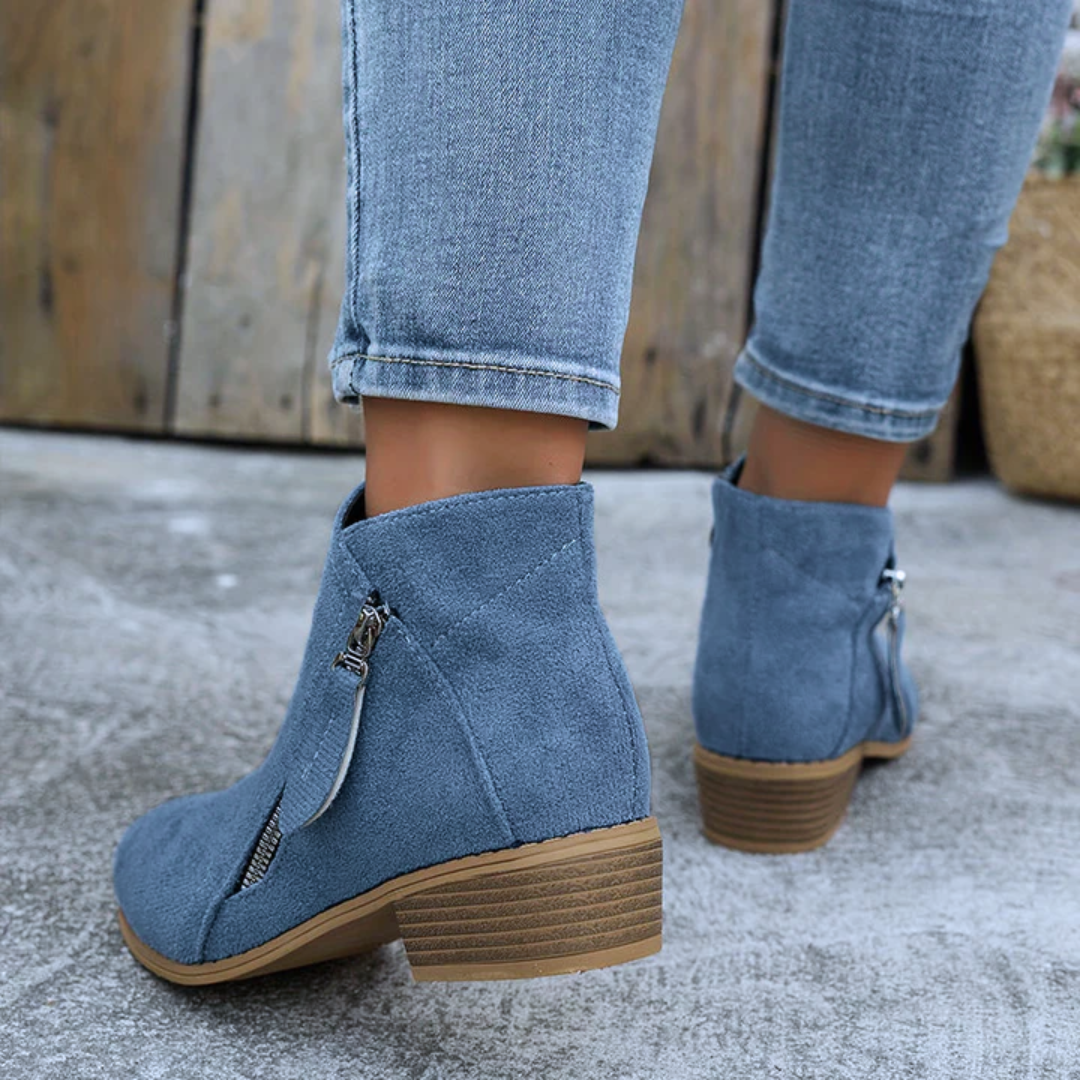 Joanna | Elegant Comfortable Zipper Shoes