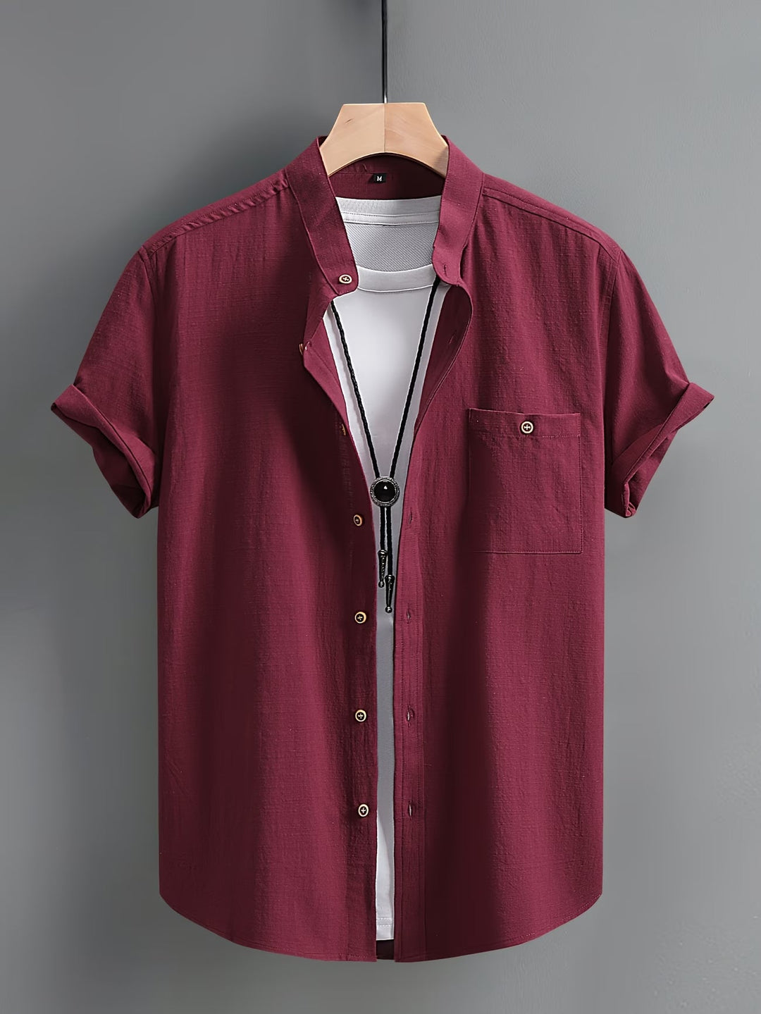 Stefan | Classic Button Short Sleeve Shirt