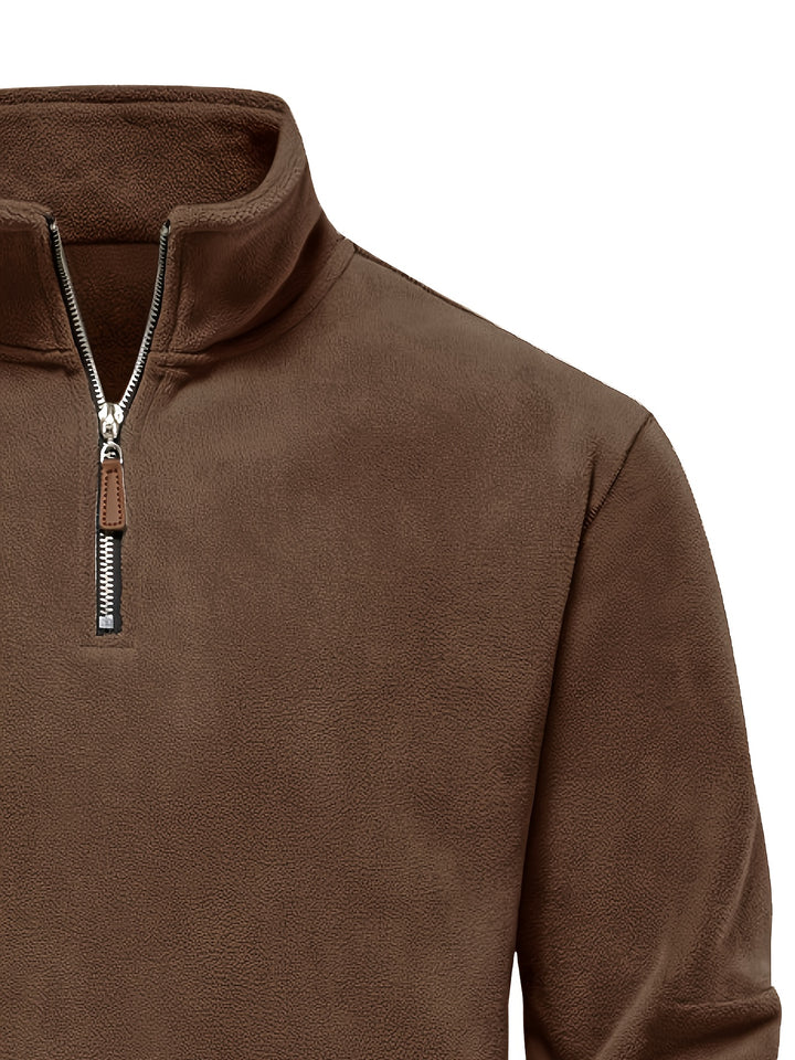 Roland | Stand-Collar Half-Zip Pullover