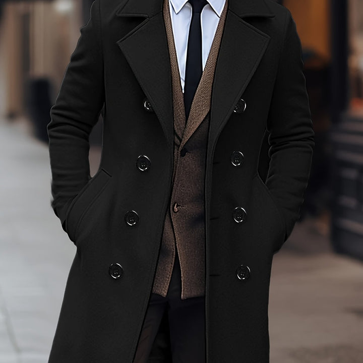 Edmund | Double-Breasted Tailored Overcoat