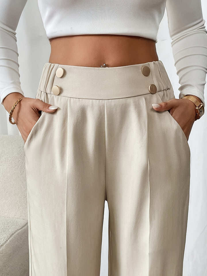 Florence | High-Waisted Wide-Leg Pants