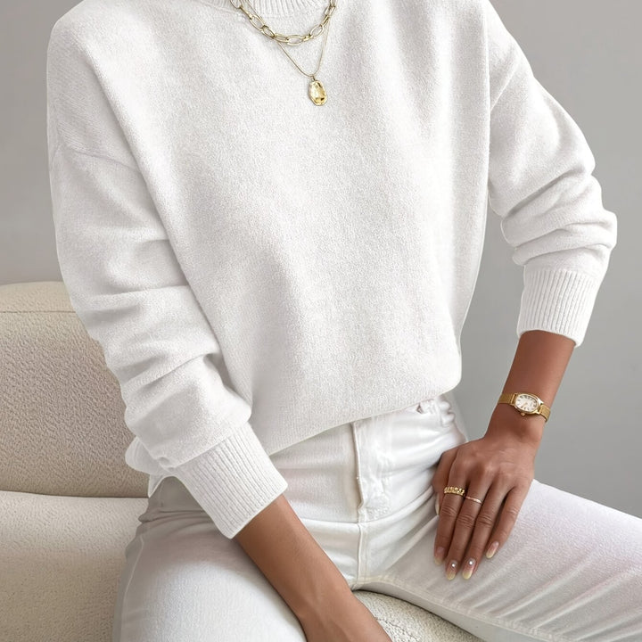 Lucille | Cozy Mock Neck Sweater