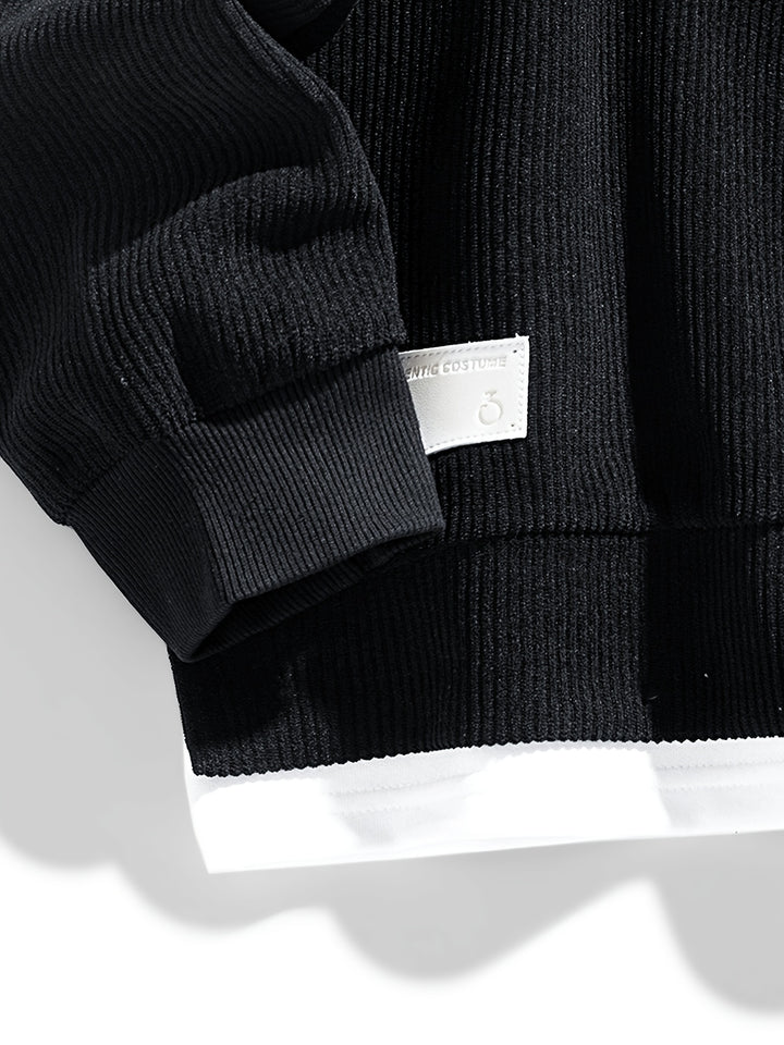 Brooks | Layered Crewneck Sweatshirt
