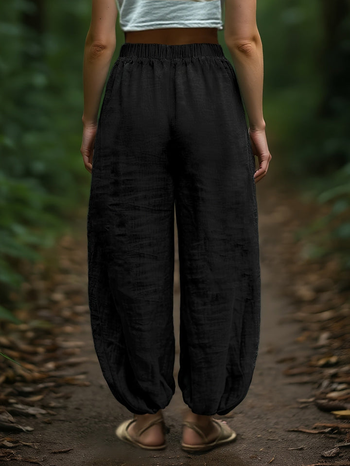 Maya | Relaxed Drawstring Harem Trousers