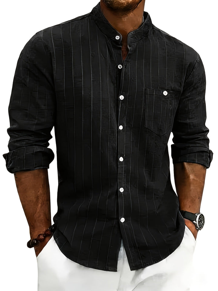 Miles | Refined Pinstripe Shirt