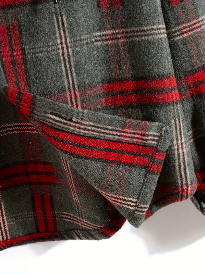 Callister | Christmas Hooded Plaid Overshirt
