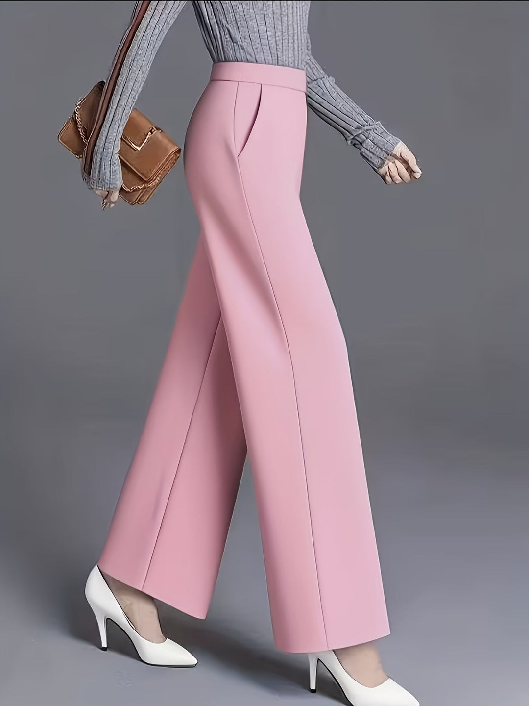 Vivian | High-Waisted Wide-Leg Pants