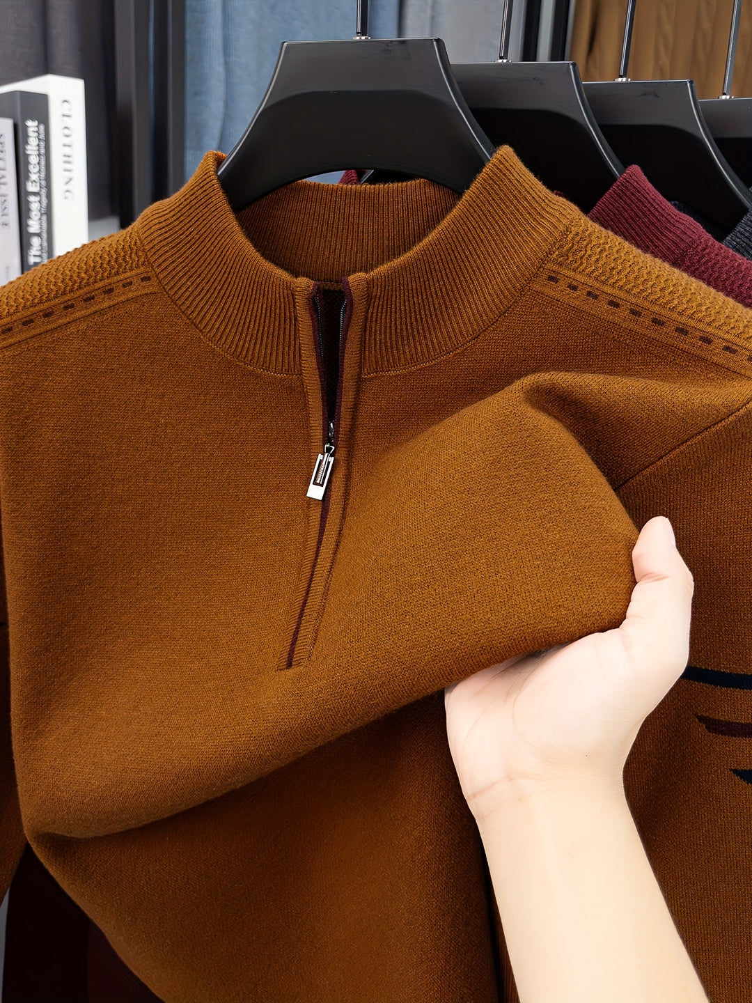 Malcolm | Half-Zip Knit Sweater
