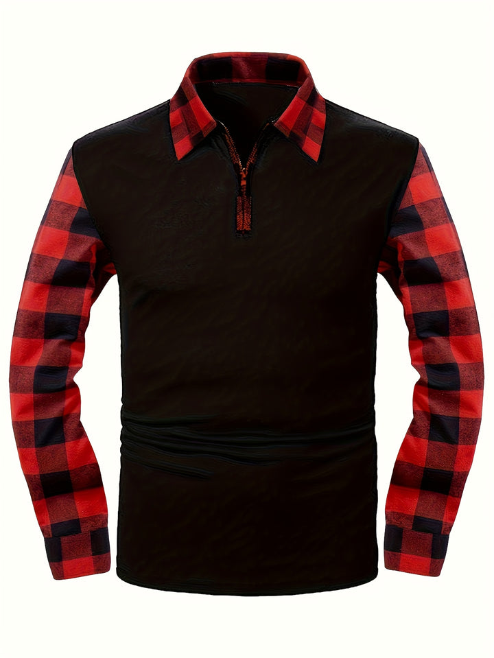 Ellis | Half-Zip Collared Polo Shirt