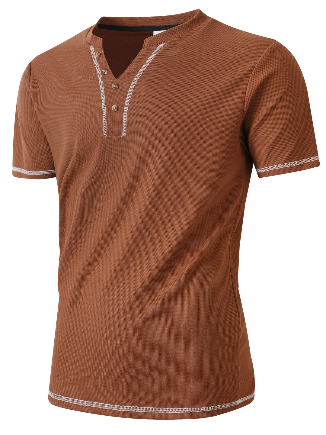 Sawyer | Textured Short Sleeve Henley