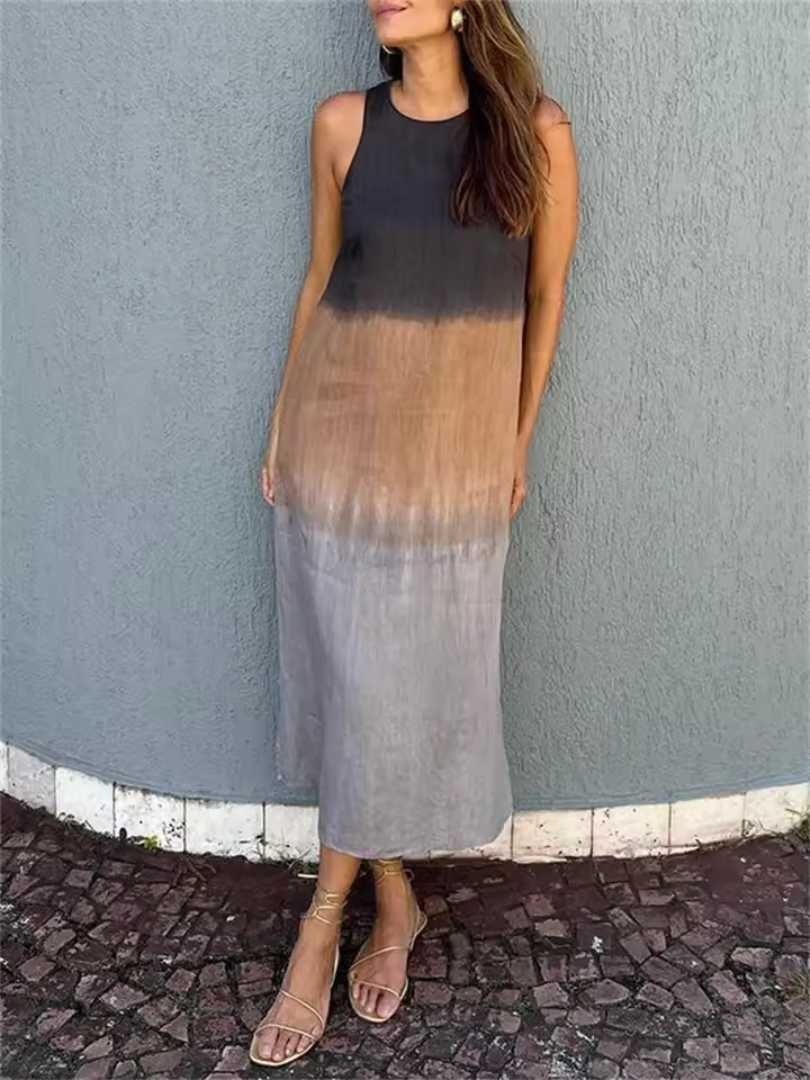 Pearl | Casual Sleeveless Round Neck Dress