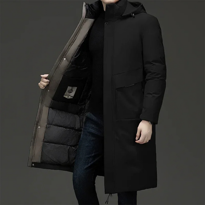Lincoln | Hooded Long-Line Winter Coat