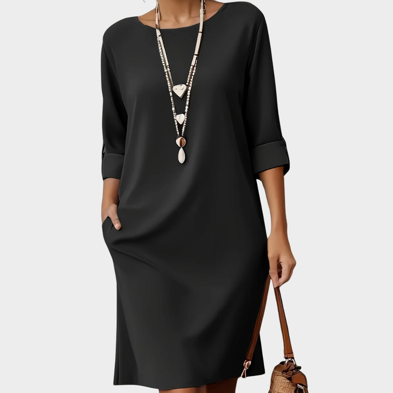 Esmae | Comfortable Round Neck Dress