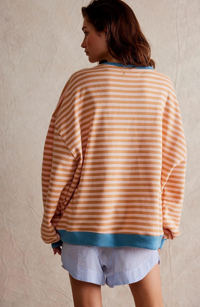Susannah | Striped Round-Neck Sweater