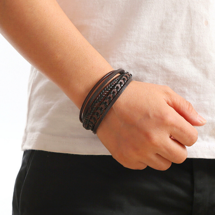 Nolan | Classic Braided Viking Bracelet