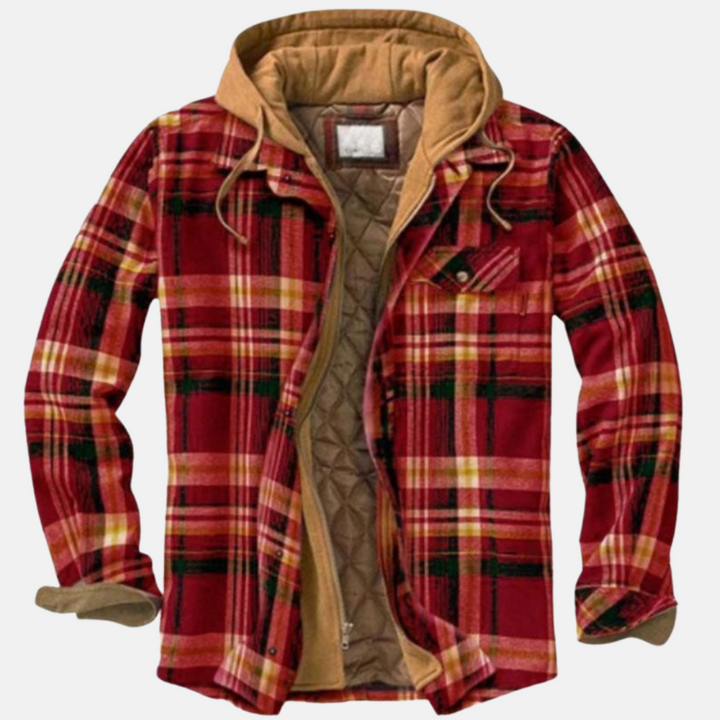 Rowan | Rugged Hooded Plaid Jacket