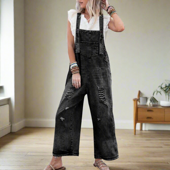 Matilda | Relaxed Denim Dungarees