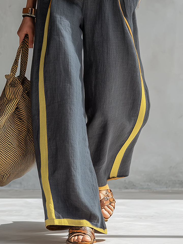Layla | Elegant Sleeveless and Wide Trouser Set