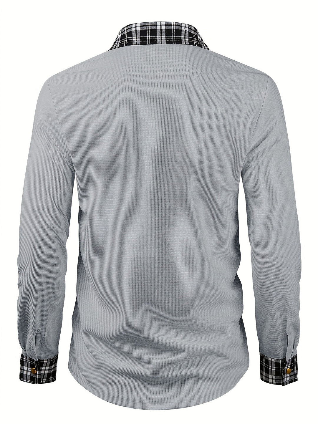 Desmond | Textured Contrast-Trim Shirt