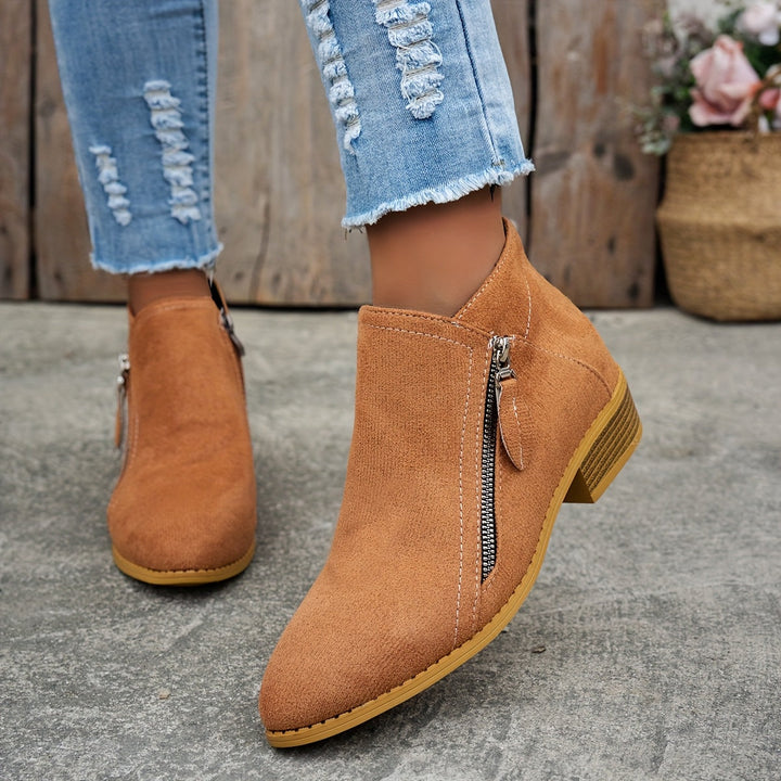 Joanna | Elegant Comfortable Zipper Shoes