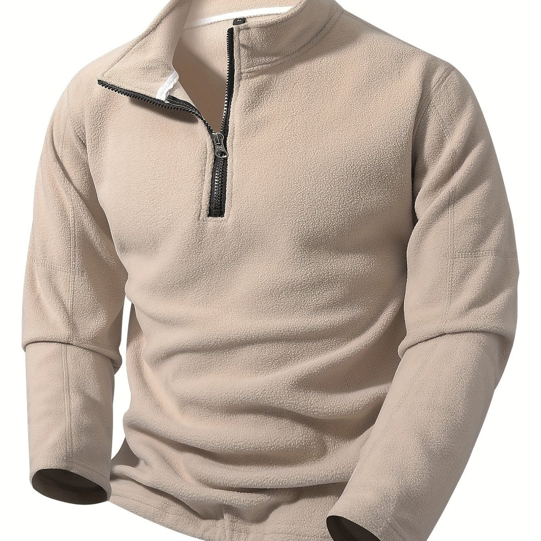 Rupert | Stand-Collar Half-Zip Pullover