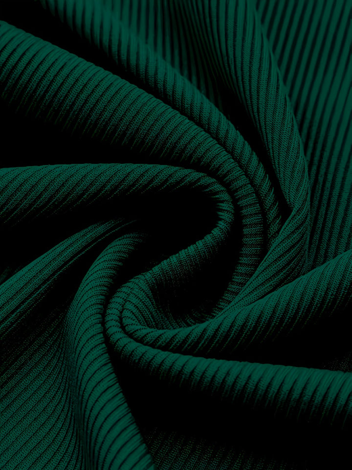 Priscilla | Ribbed Zip-Neck Top