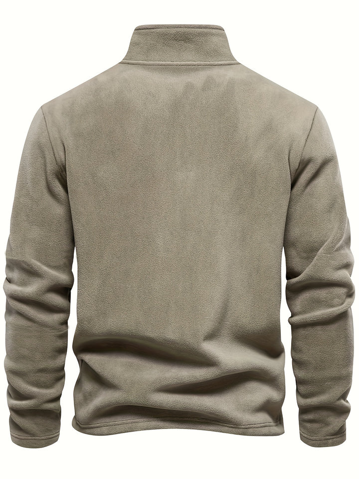 Roland | Stand-Collar Half-Zip Pullover