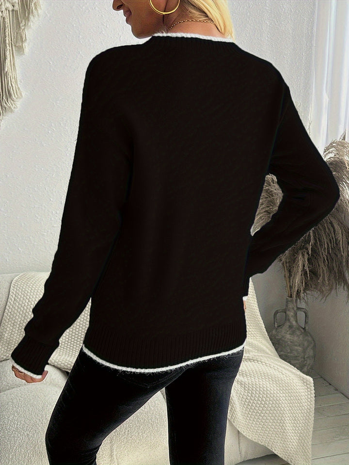 Holly | Snowflake Knit Sweater