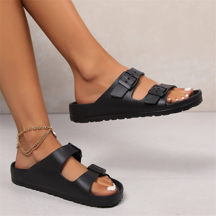 Sylvie | Cushioned Double-Buckle Sandals