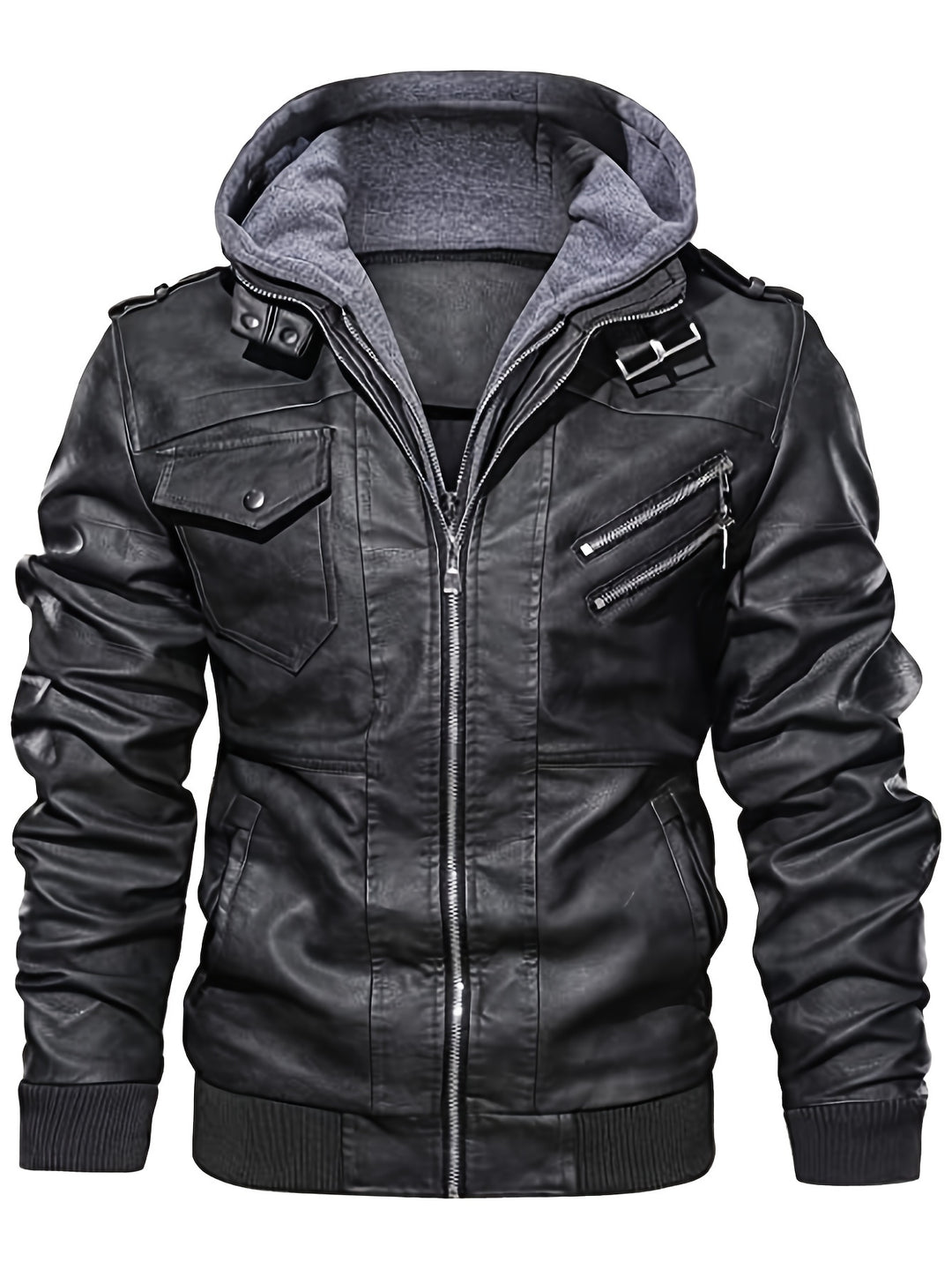 Beckett | Hooded Moto Jacket