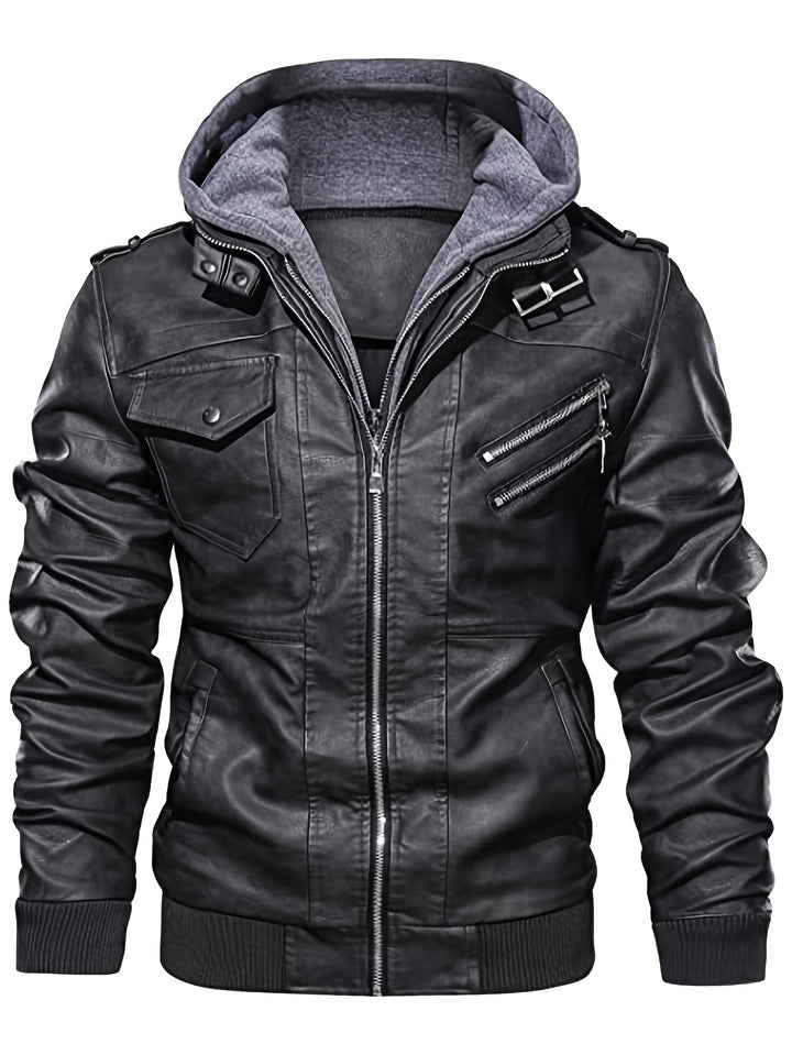 Beckett | Hooded Moto Jacket