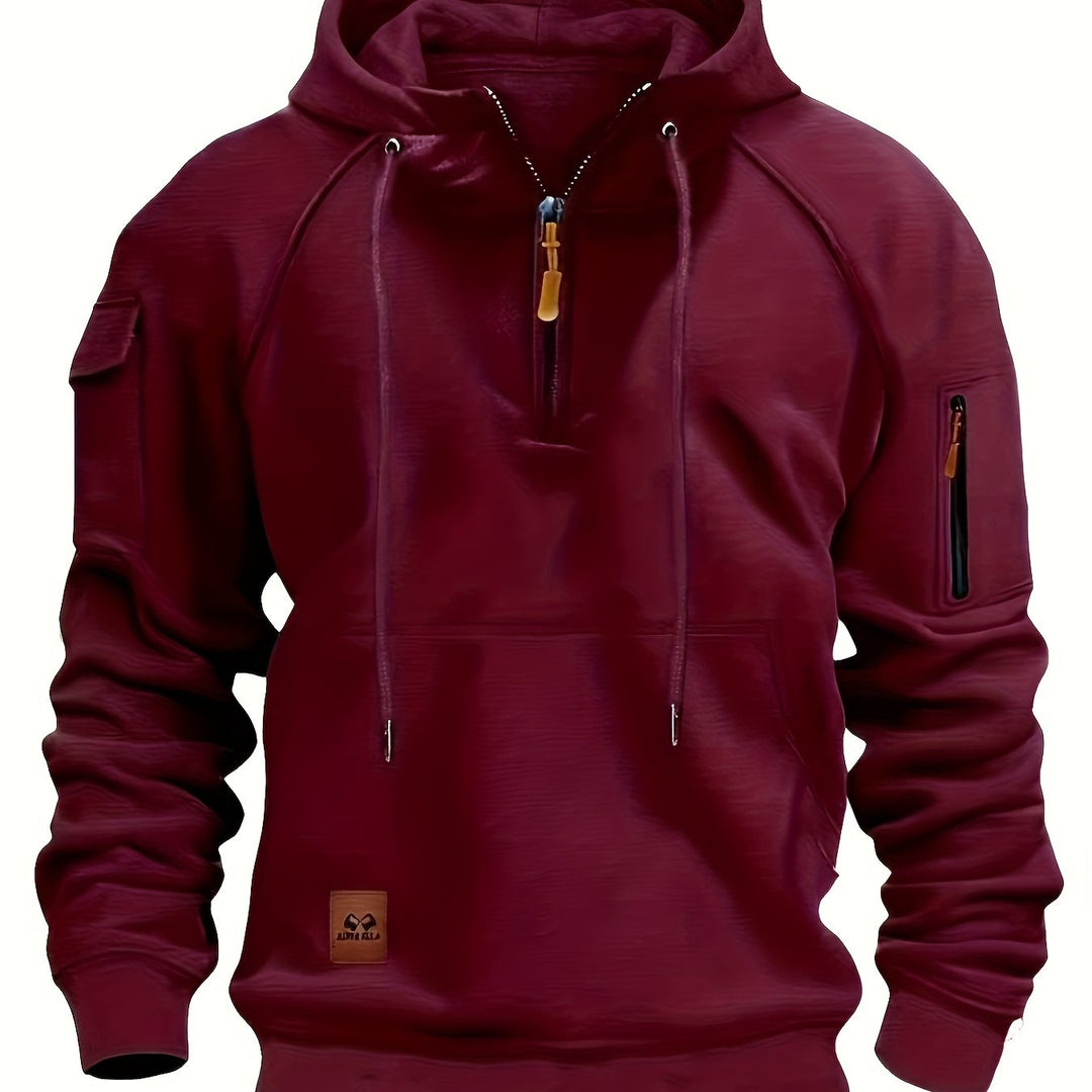 Brennan | Utility Quarter-Zip Hoodie