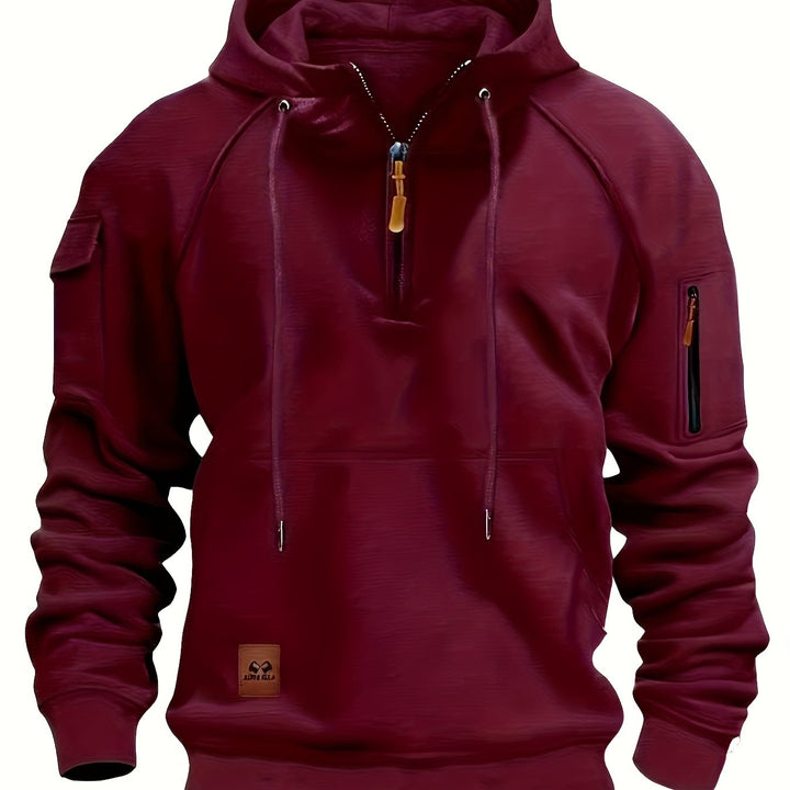 Brennan | Utility Quarter-Zip Hoodie