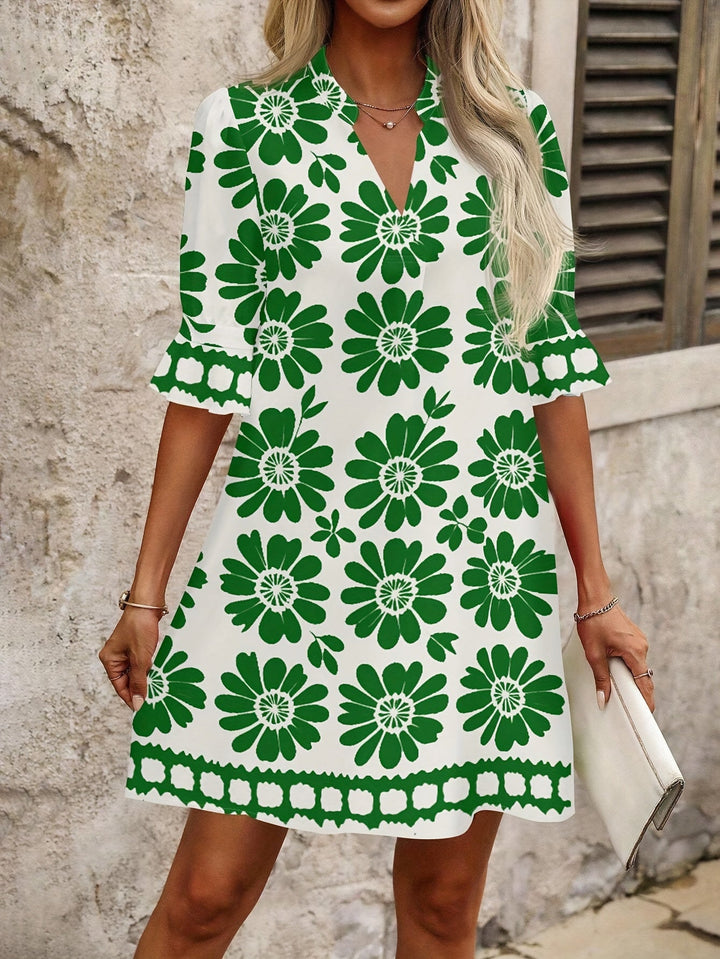 Fiona | Blossom Print Mini Dress