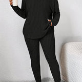 Marlowe | Ribbed Lounge Two-Piece Set